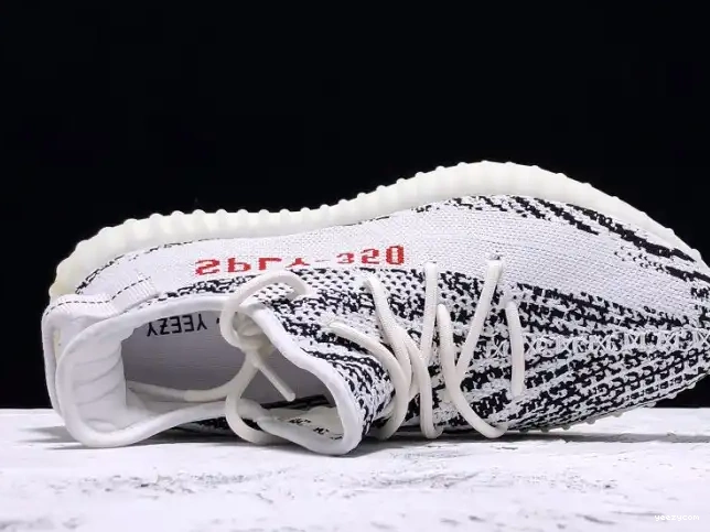 Boost White Zebra Adidas Yeezy CP9654 350 V2 Black 0511